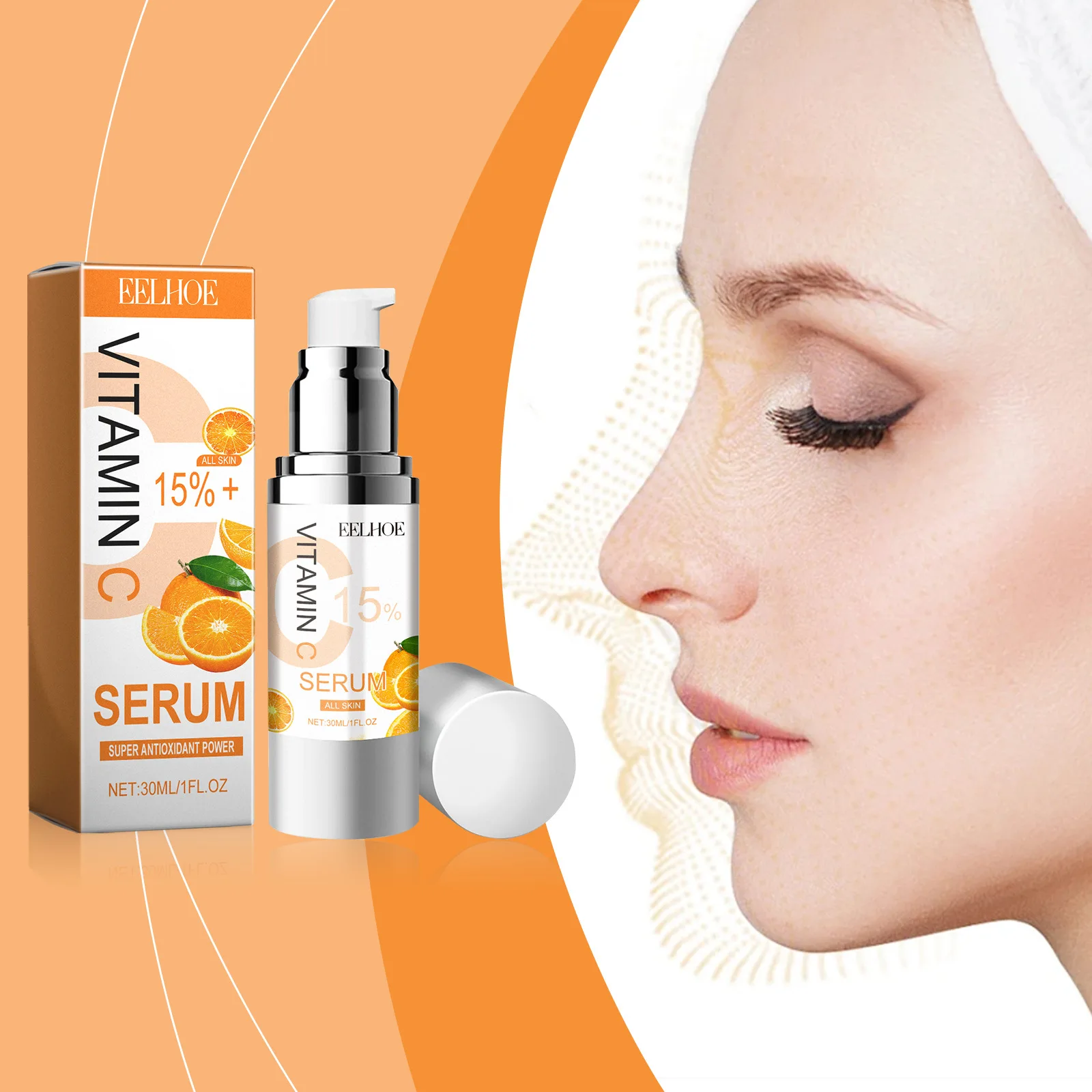 

Say Goodbye To Wrinkles and Dark Spots – Nourishing Vitamin C Face Serum for Hydration Radiant Glowing Skin Restores Elasticity