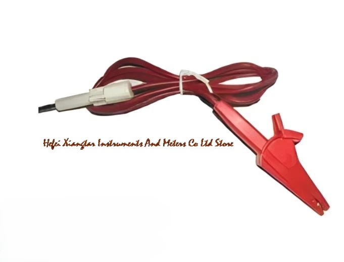 Fast arrival  Red1M silicone test cable with High voltage 4mm Banana plug+alligator clip 14AWG