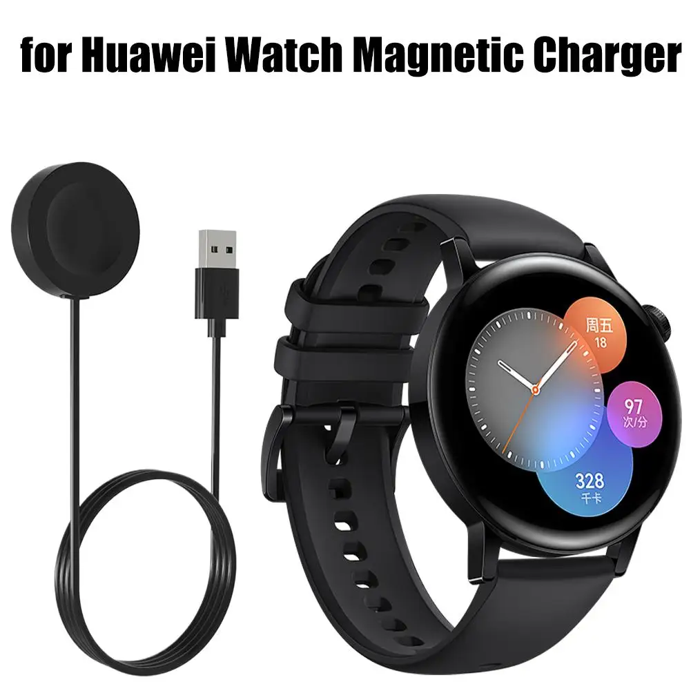 

Metal Base Magnetic Wireless Charger For Huawei Watch Fit 4/ Fit4 Pro/ Watch 5/ GT5/ Watch 4/ GT3/ Watch D2 Fast Charging Cable