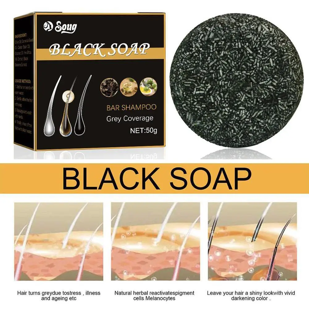 Hair Shampoo Soap Polygonum Multiflorum Shampoo Soaps Cover Gray Hair Shampoo Soap To Dye Canas Black Shampoo Bar Soap