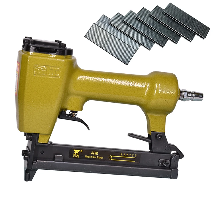 

9040 9025 Nails Nailer 4K 440K 425K Pneumatic Framming Nailer 18GA Medium Wire Furniture Stapler Air Framing Nailer Nail Gun Gas