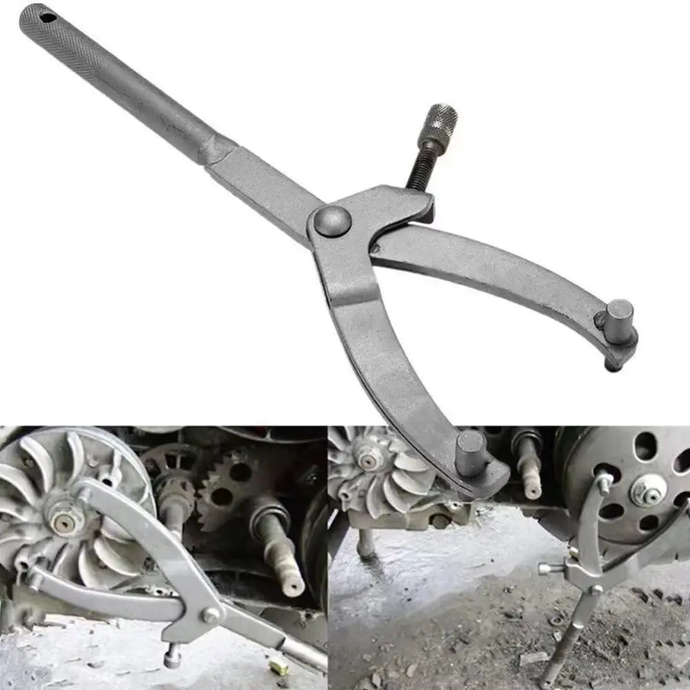 

Y-Type Flywheel Wrench Belt Disc Magneto Fixing Clip Flywheel Caliper Clutch Flywheel Pulley Sprocket Spanner For Scooter Moped