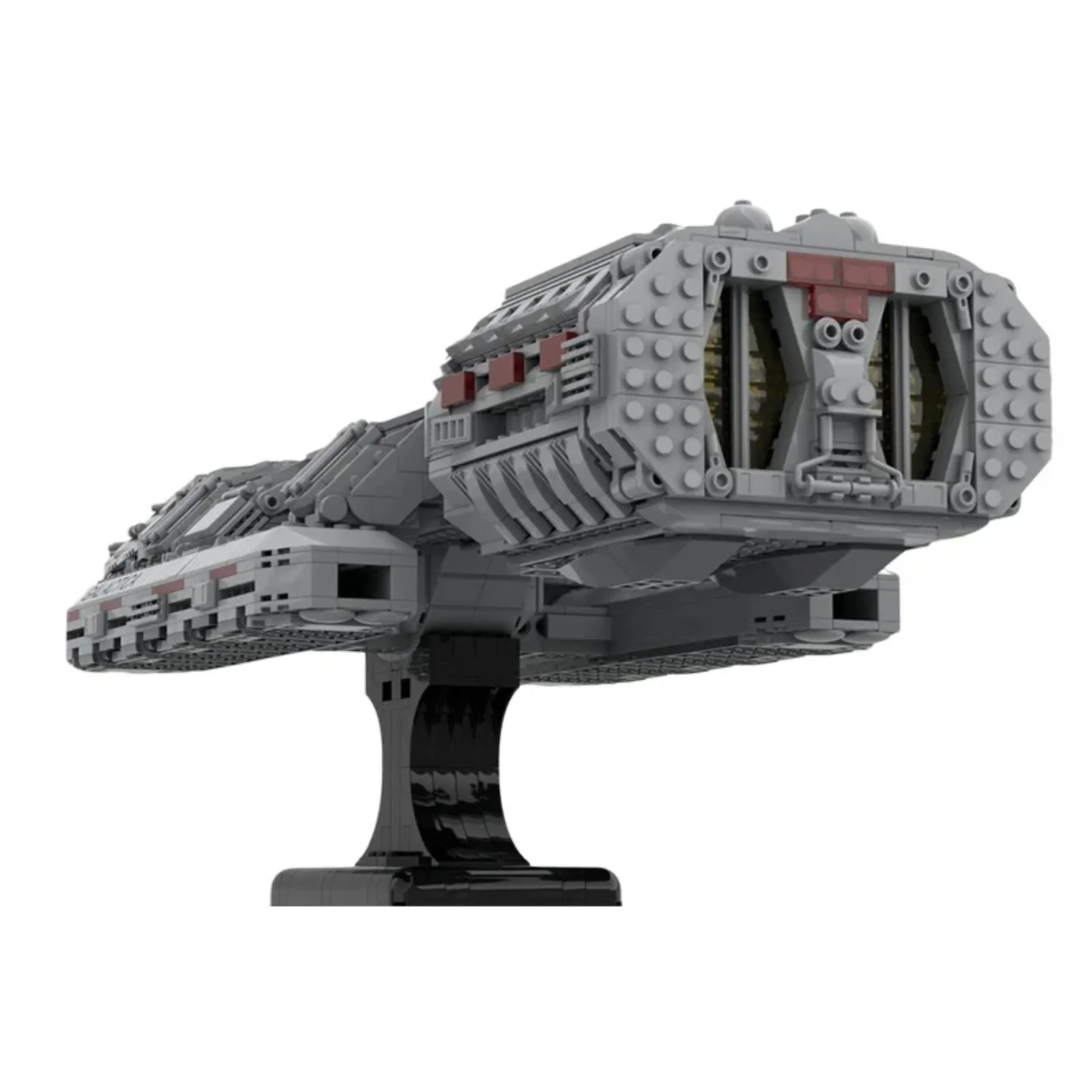 2222 PCS Galactica Starship Building Blocks Set Sci-Fi Battlestar Space Model Kit Christmas Gifts for Adults and Fans
