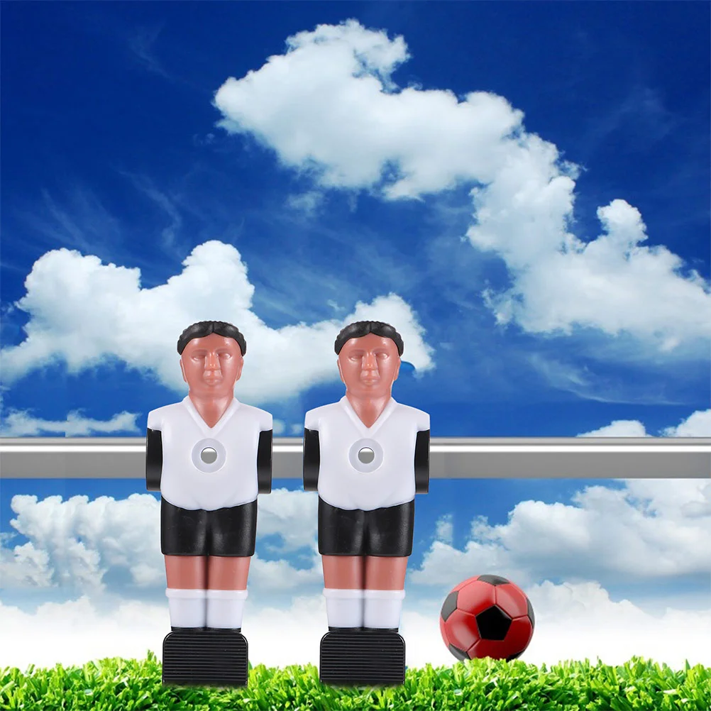 4 Pcs Football Table Soccer Figurines Tabletop Player Statues Foosball Replacing Parts Men Accessories