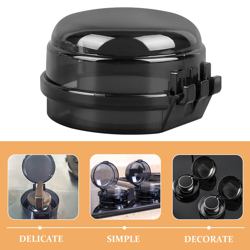 2Pcs Gas Stove Knob Safety Covers Child Proof Burner Locks Stove Protector Kitchen Universal Fit Easy Installation