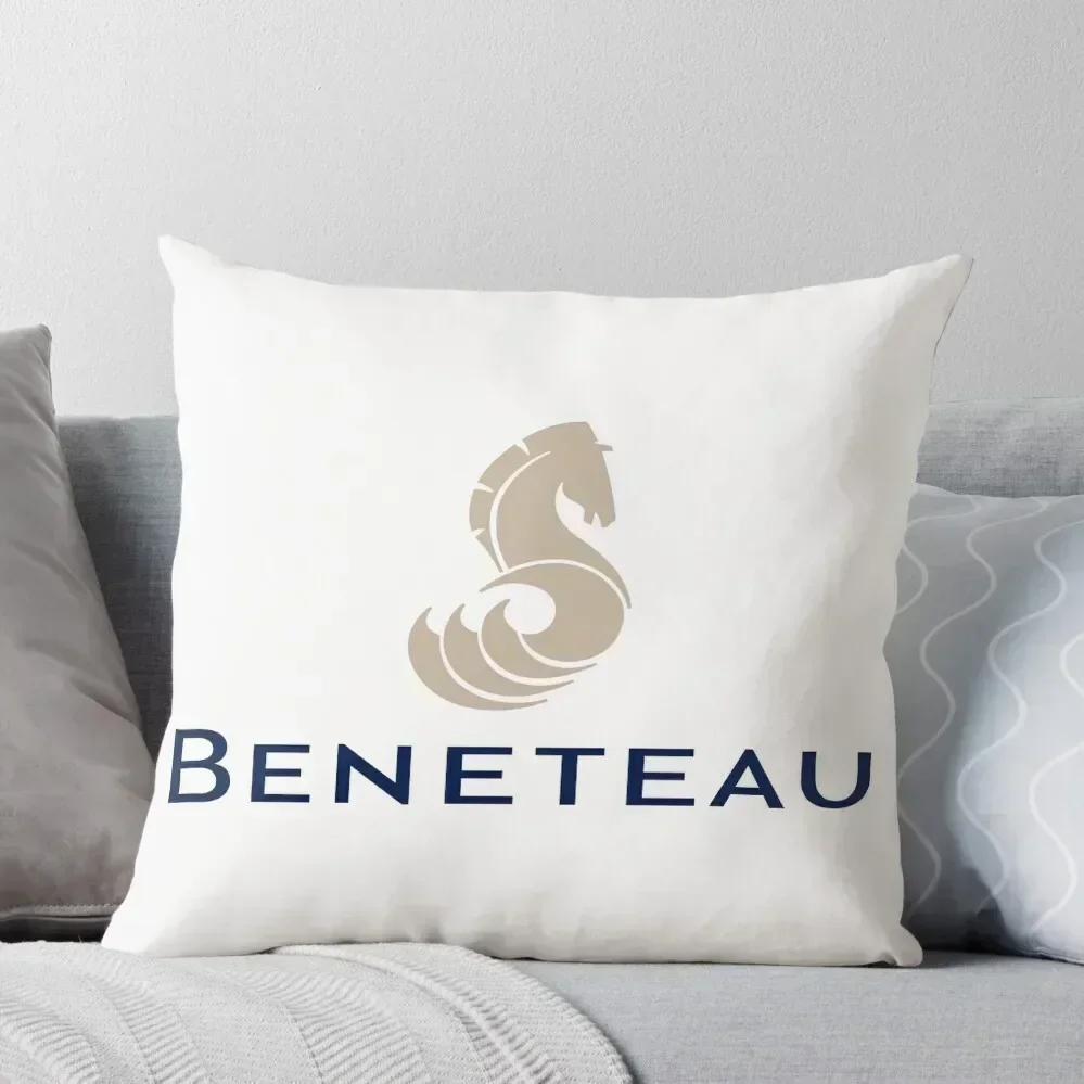 

Beneteau Yachts Logo Fishing Throw Pillow Christmas Covers Christmas Cushion For Home Pillows Aesthetic pillow