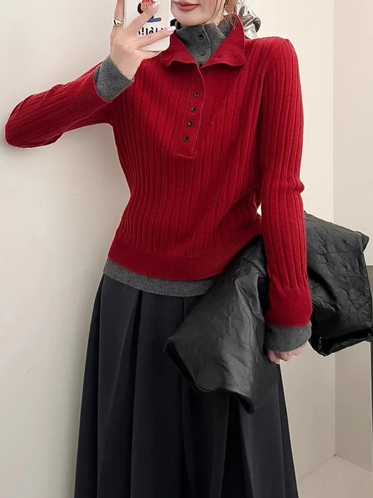 لينة مريحة طويلة Sve محبوك سترة المرأة Faion تخفيف تنوعا اللون Blo تصميم Camere سترة الشعرية لين #4