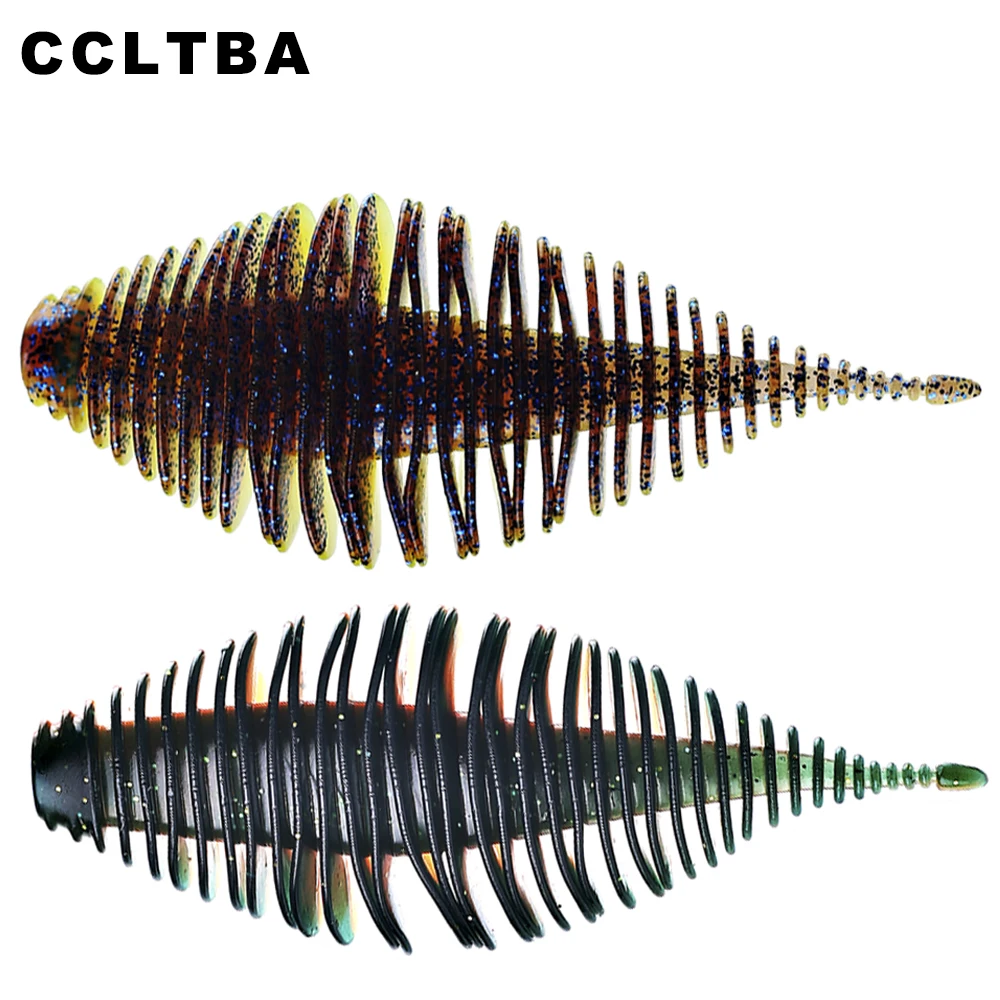 CCLTBA Señuelos Pesca Swimbait – Cebo Suave Trucha 7,5-10,5 cm - imagen 2