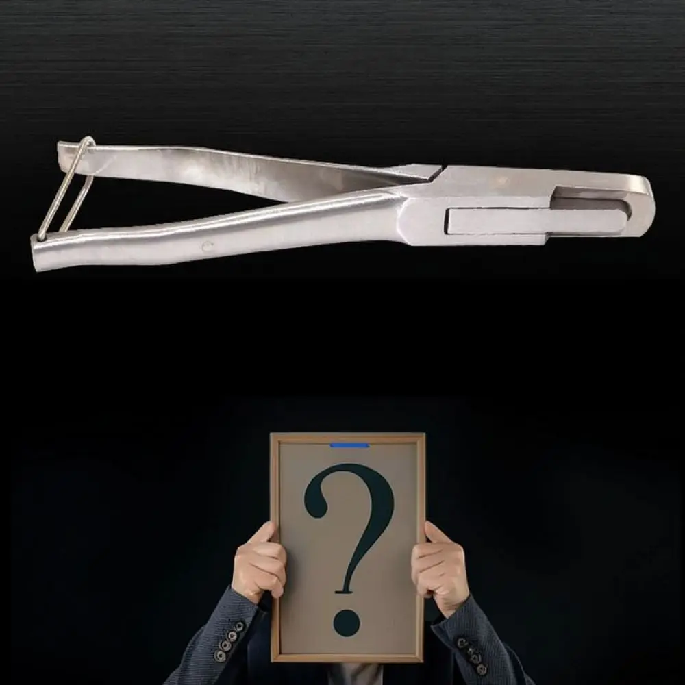 Livestock Ear Identification Cutter Stainless Steel V U Shape Notch Pliers For Cattle Pig Sheep Farm Animal Tool
