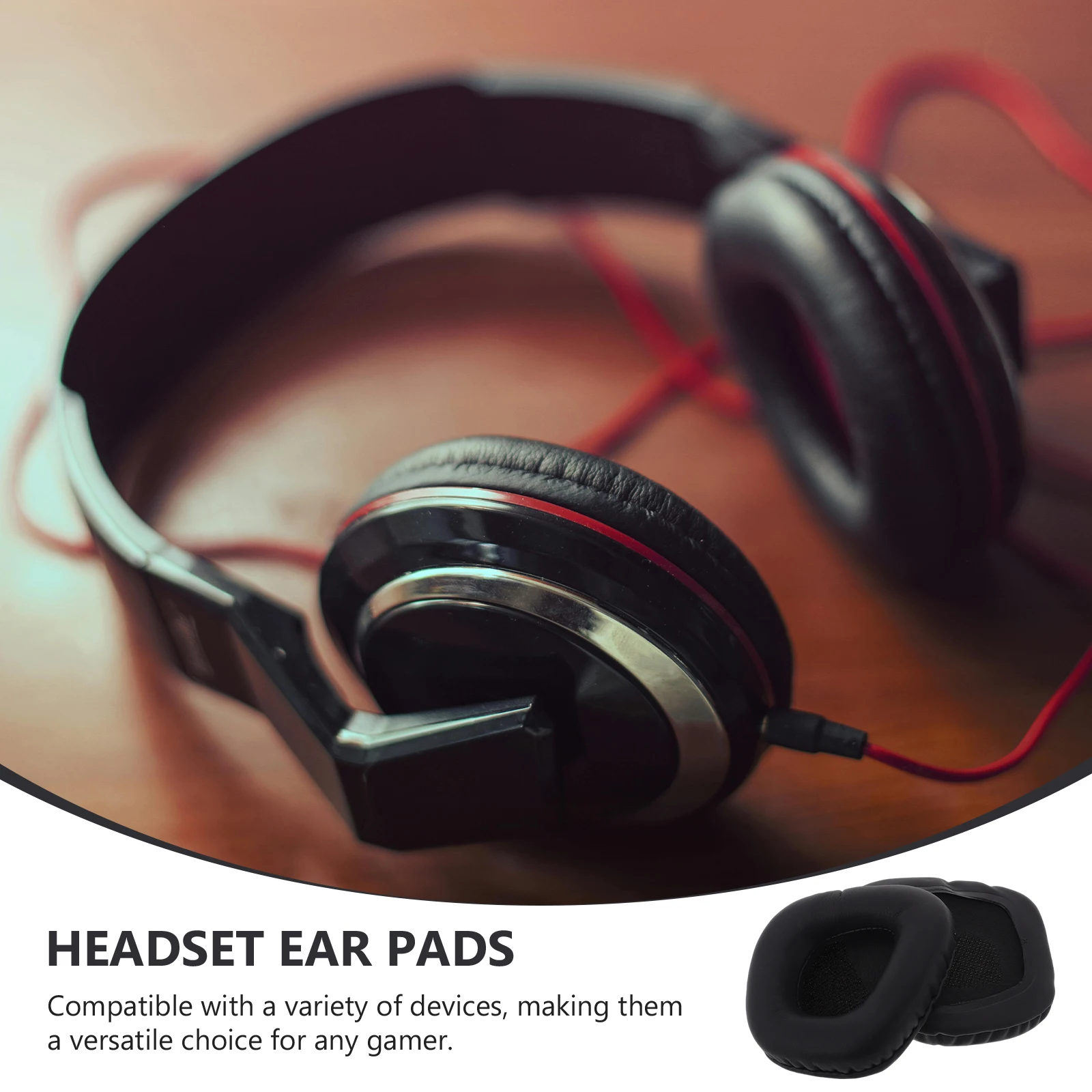 Almofadas de substituição para fones de ouvido, 2 peças, almofadas de proteína confortáveis, longas sessões de jogos, compatíveis com Void Pro