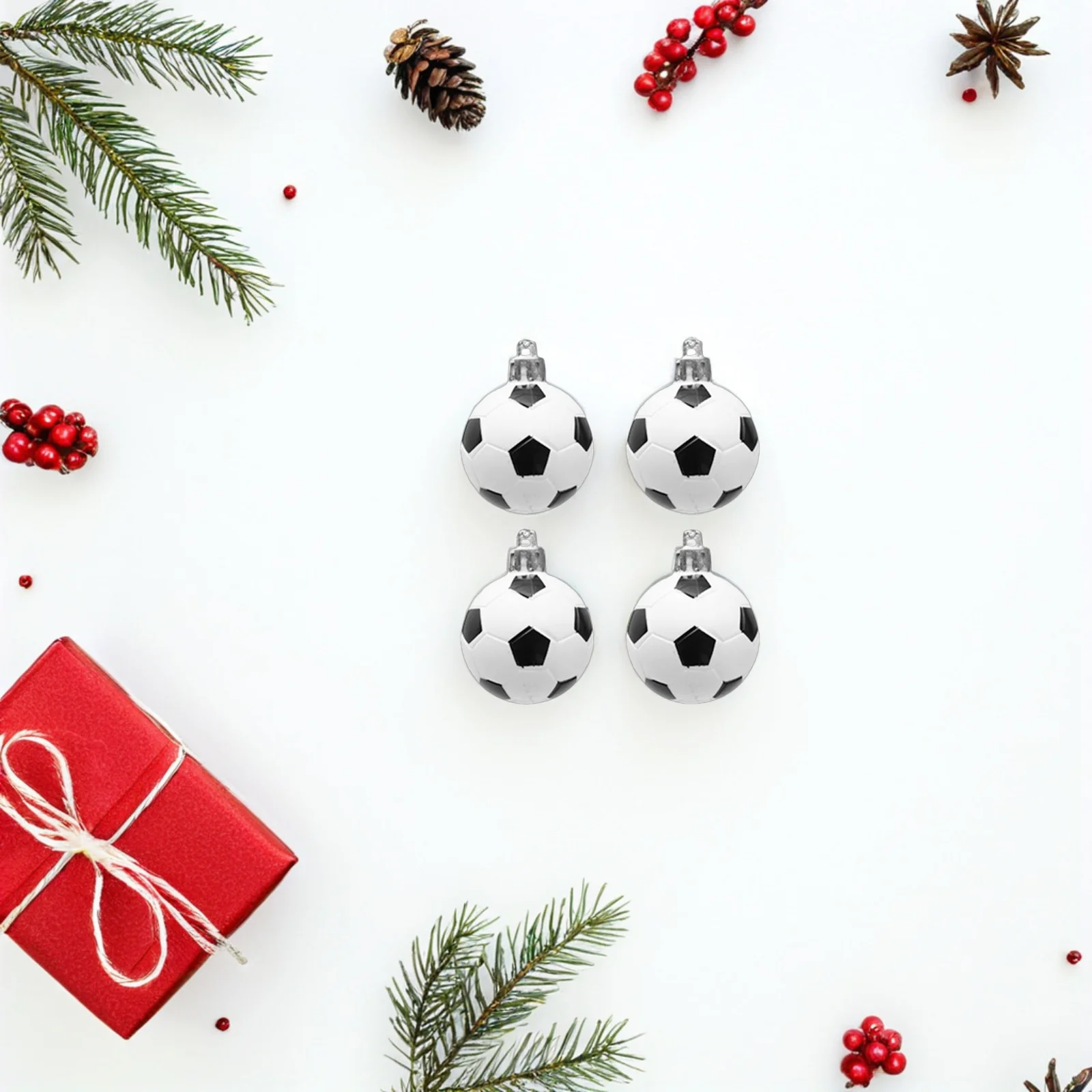 

Christams Decorations Christmas Soccer Omaments Football Hanging Festive Decorative Ornaments Tree