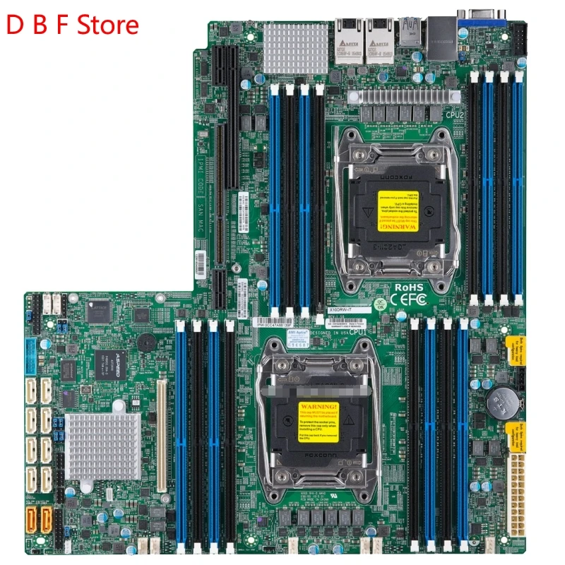 

X10DRW-i Industrial Package motherboard for Supermicro Dual server C612 2011 E5-2600 16 DIMMs 2400MHz DDR4 WIO