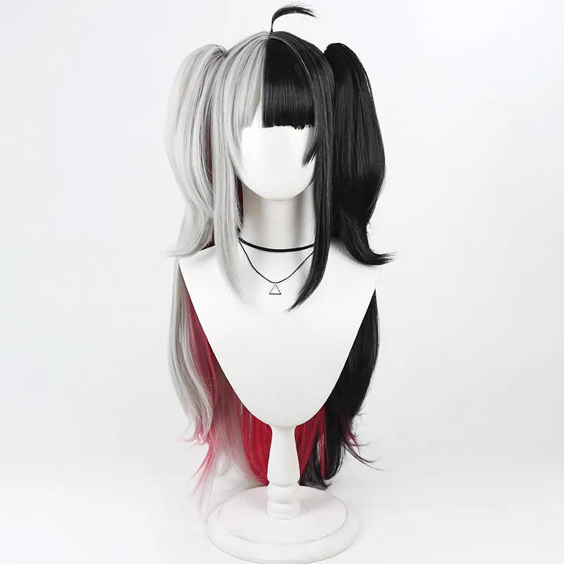 Virtual YouTube Vtuber Yomi Rena Cosplay Wig Halloween Carnival Party Props Synthetic Hair Heat Resistant Fiber + Wig Cap