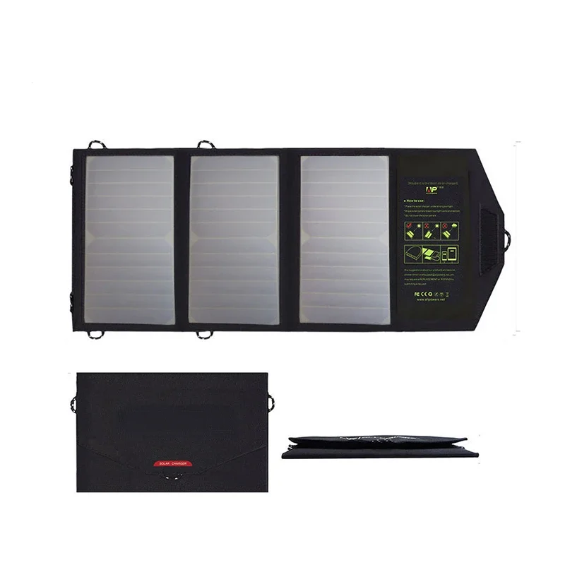 

Solar panel 5V21W Portable Phone Charger Solar Charger Dual USB Output Mobile Solar Battery Charger for iPhone Samsung