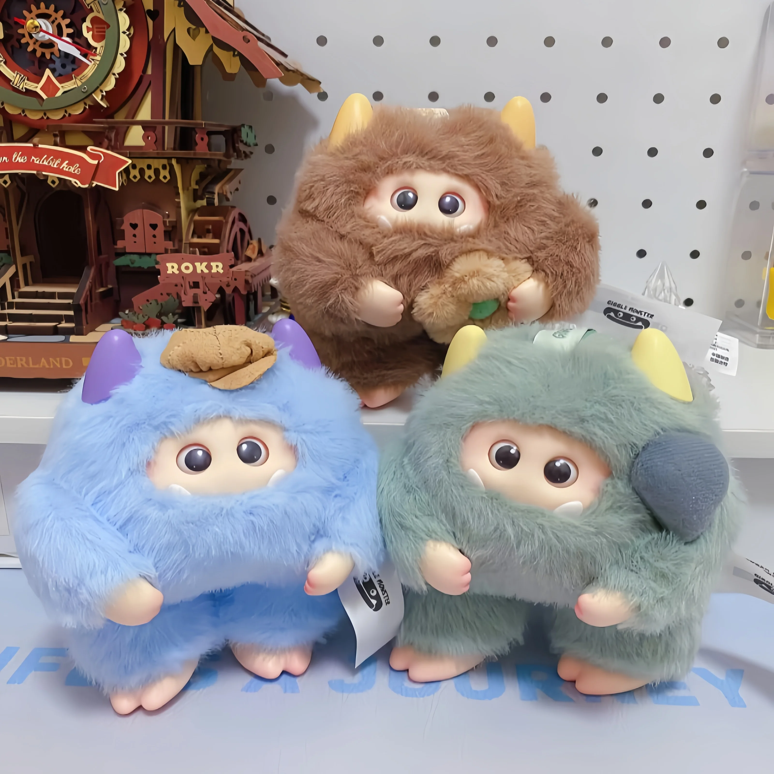 

In Stock Velvet Monster Cotton Candy Dream Series Blind Box Desktop Room Ornament Decorative Backpack Pendant Birthday Toy Gift