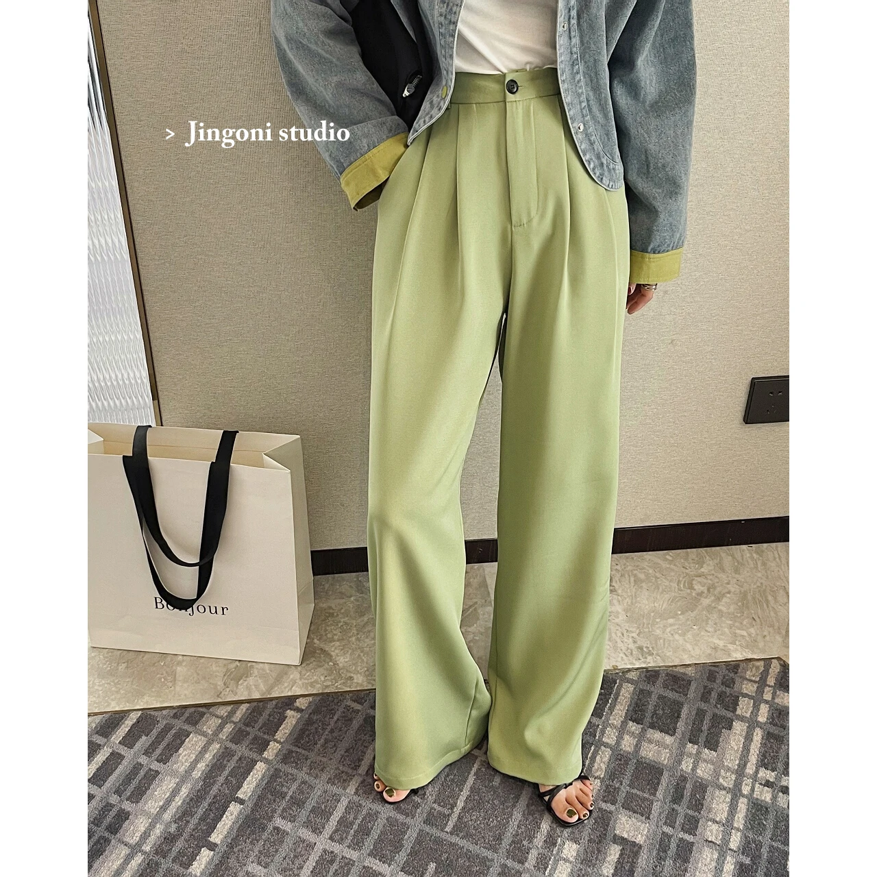 

Women Y2k Pants 2023 Cargo Trousers Baggy Streetwears Korean Fashion Summer Vintage Wide Boho Suit Classic Elegant High Waist