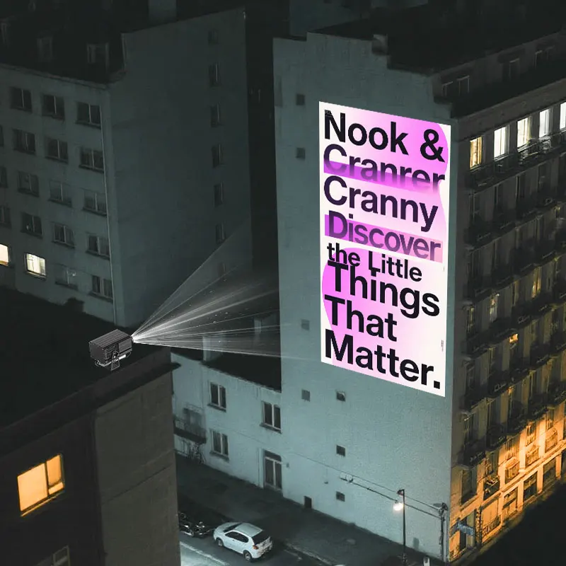 

Wall logo Gobo Projector Outdoor Waterproof IP67 200W/300W/600W High Power Projection Lamp Customized LED Advertising Lights