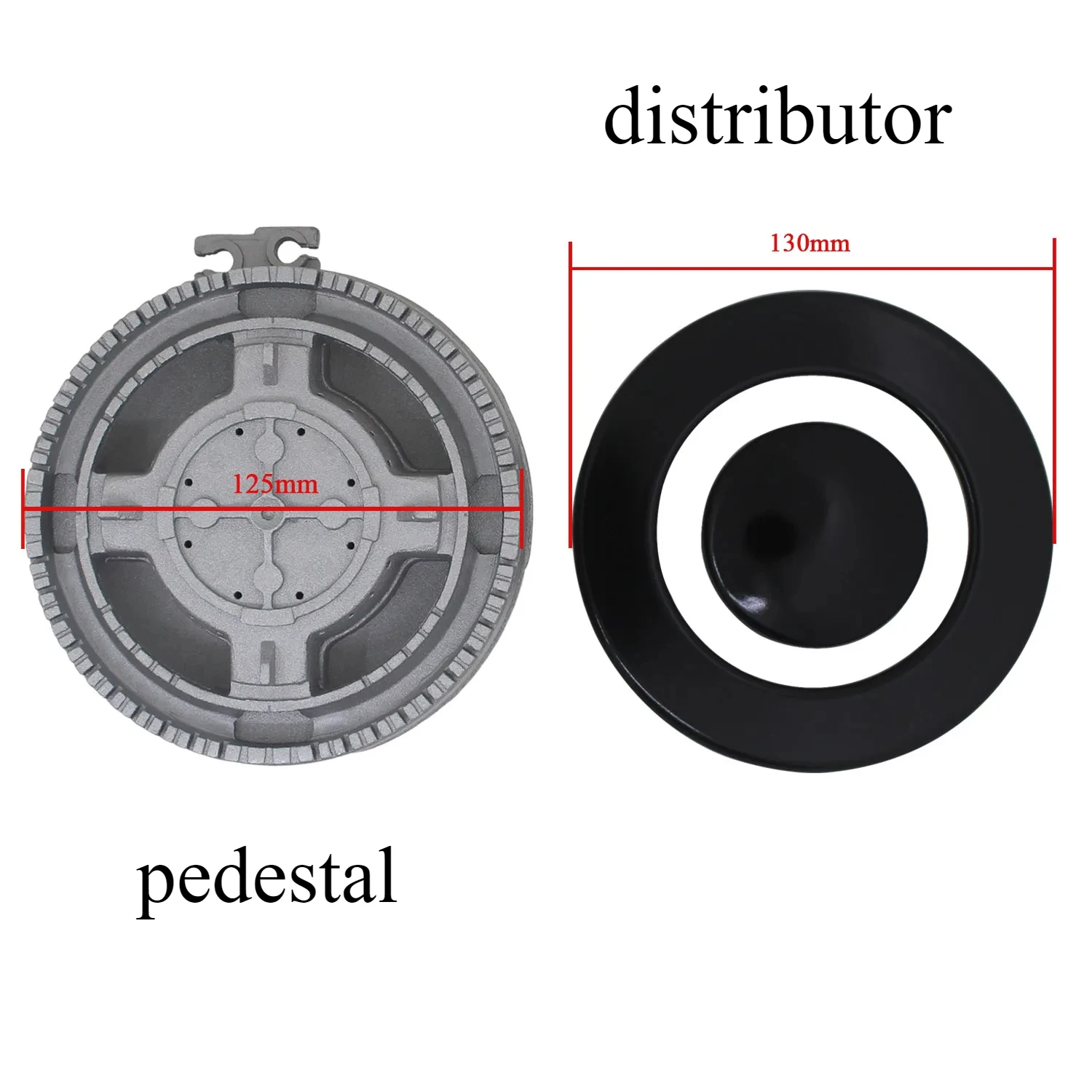 third generation base Outdiameter 130mm Sabaf Triple burner I 130mm for gas cooker with