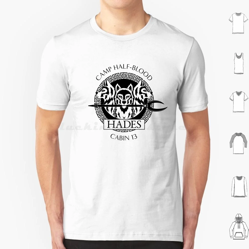 Hades Logo T Shirt 6xl Cotton Cool Tee Hades Madison Park Percy Jackson Pjo Rick Riordan Camp Jupiter Cabin 13 Cabin Thirteen
