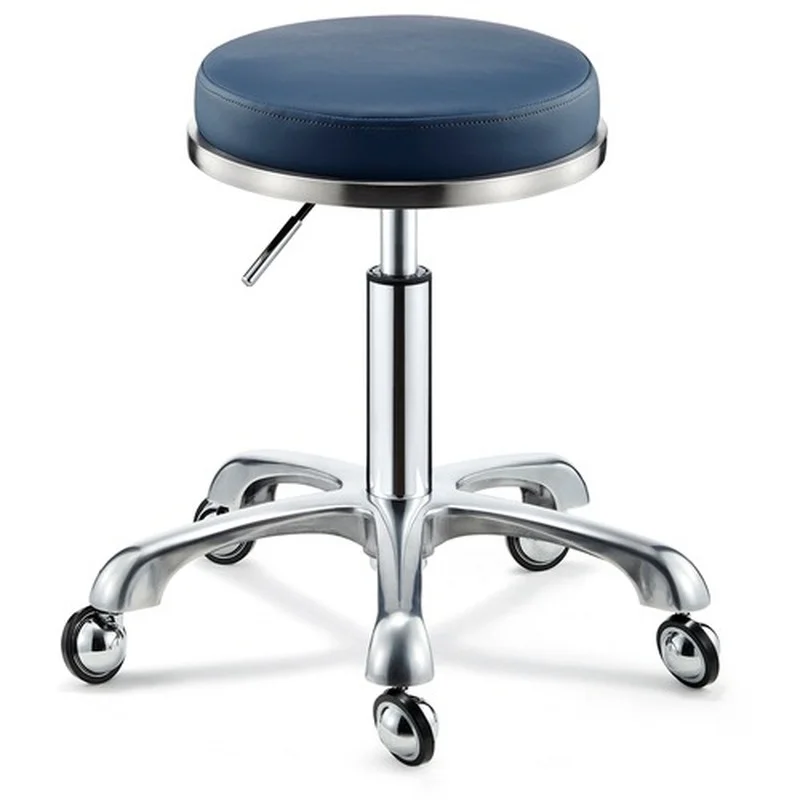 Stainless Steel Brushed Lifting Stool Explosion-proof Stool Barber Chair Bench Hairdressing Salon Rotating Stool Master Chair