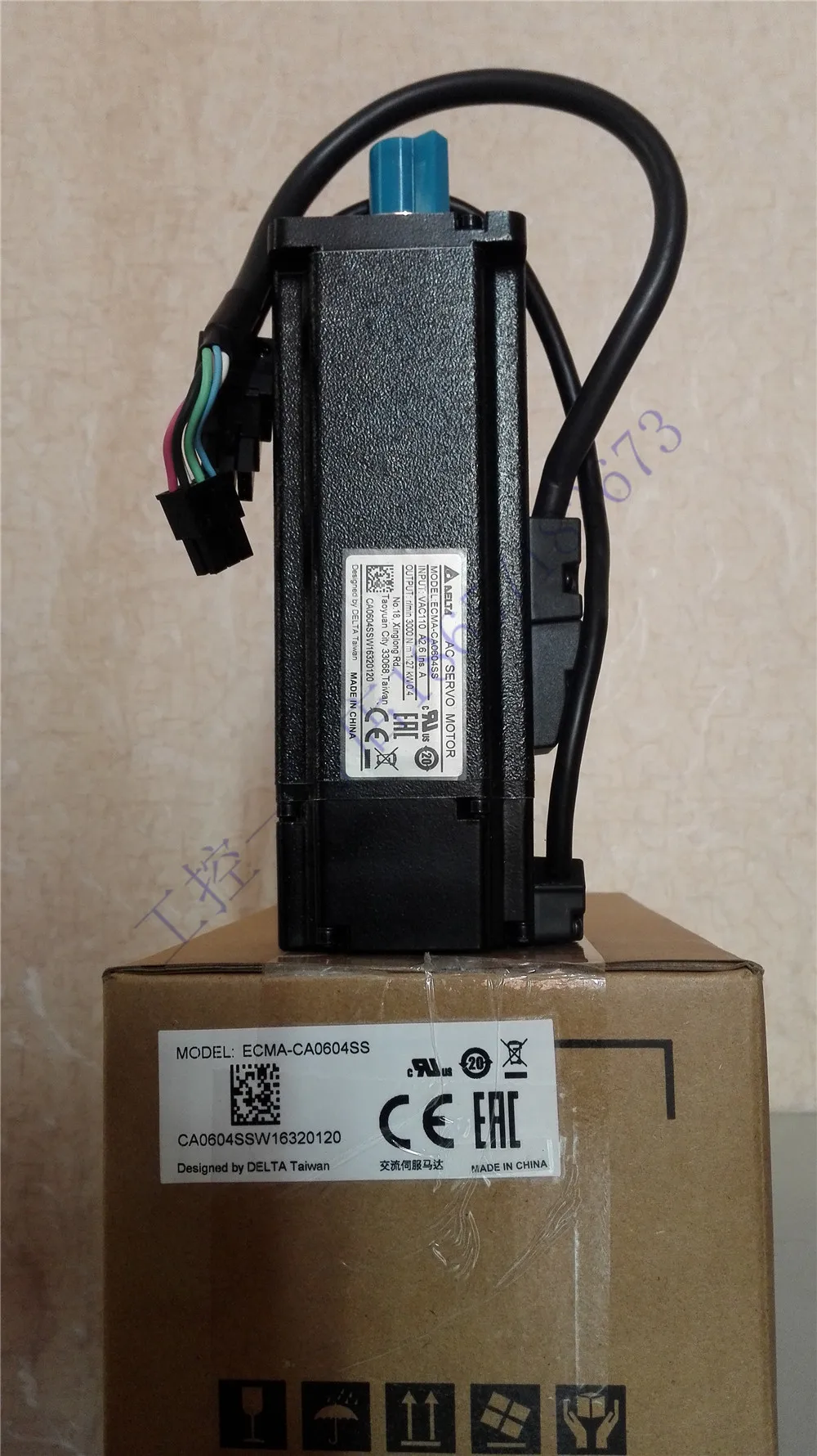 Original And Genuine Taiwan Delta Servo Motor ECMA-C10907SS A2 Series 750W With Brake 86 Frame