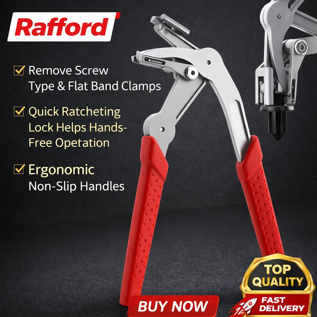 

Щипцы для снятия автомобильных клипс Rafford, инструмент для демонтажа крепежей, съемник заклепок, щипцы для панельных клипс для ремонта внутренней отделки дверей