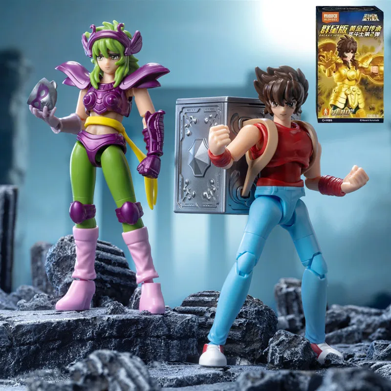 

Новый строительный блок Saint Seiya, игрушки для сращивания Nachi Dohko Camus Shaina Hyoga Shiryu, золотая скрытая фигурка, коллекционные модели
