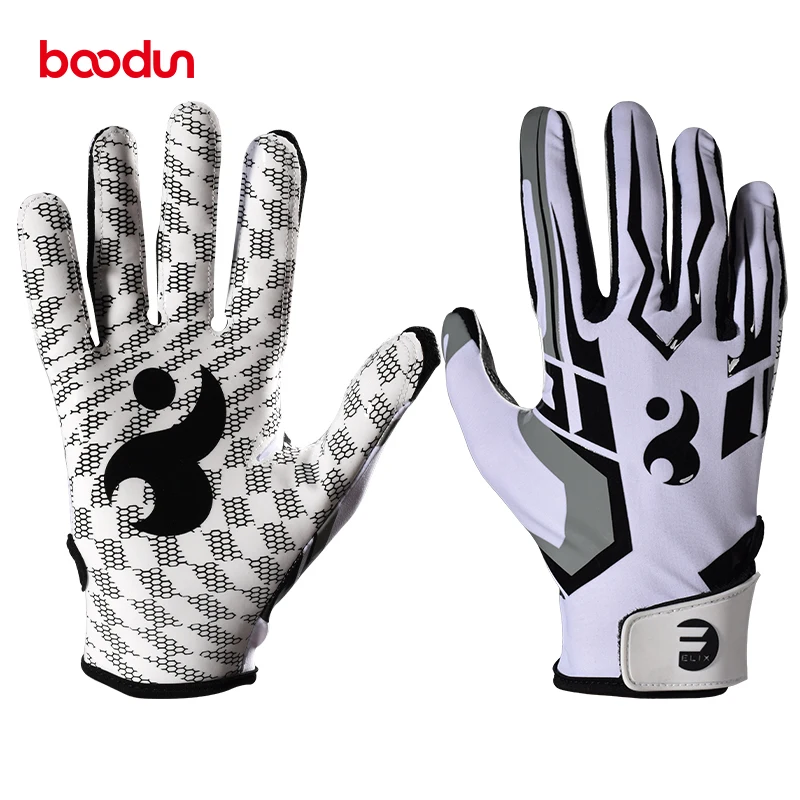 Baseball batting gloves, anti slip silicone breathable high elasticity, football game training, American football gloves 1071