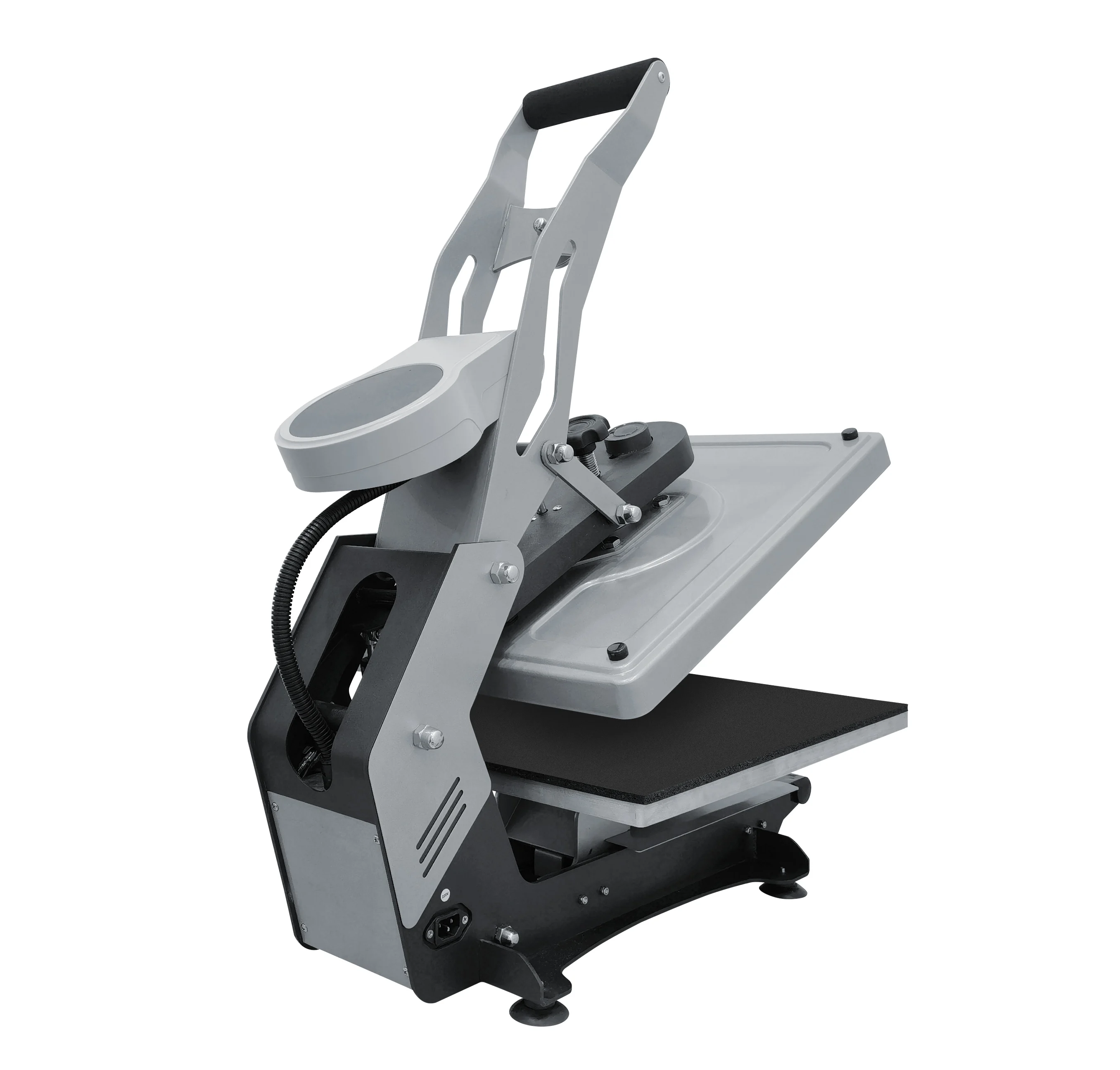 New Design 38 x 38cm Semi Auto Open Sublimation Heat Press Machine