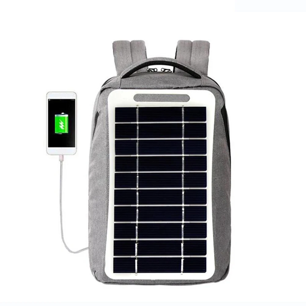 5W 5V Solar Panel Outdoor Mobile Phone Power Bank Charger With USB Output Small Size Portable Emergency-Solar Battery Charger