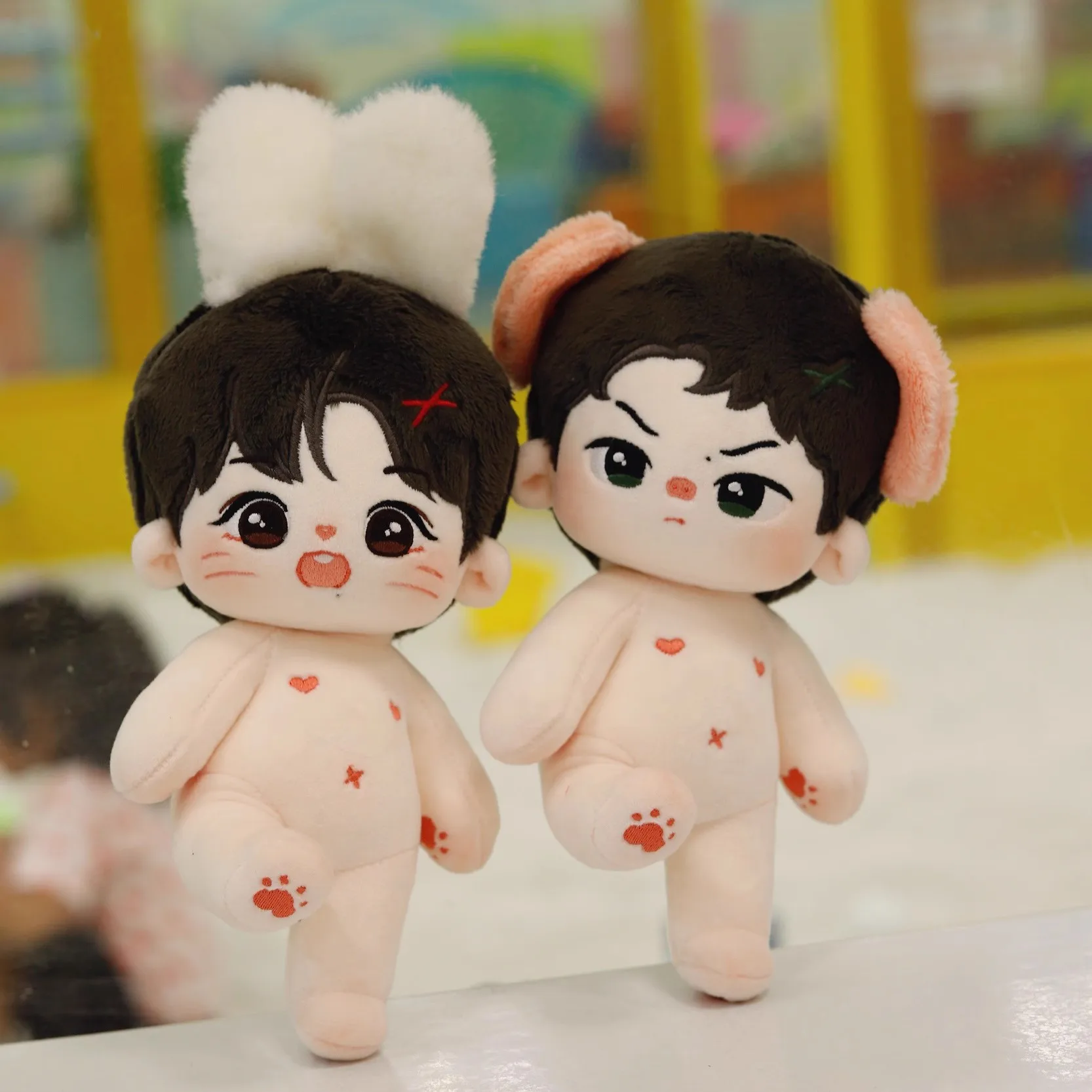 Plushie Wang Yibo Xiao Zhan Idol Star Pig Konijn 20Cm Pop Speelgoed Bot Body Cosplay Origineel De Ongetemde Mdzs Gift G Pre-Order