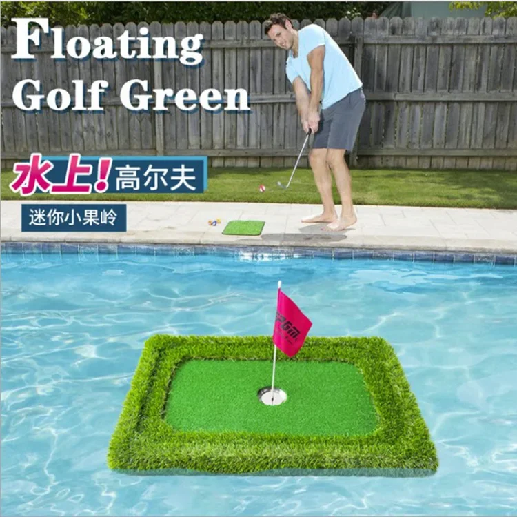 

Water Golf, Floating Personal Mini Golf Green Outdoor Practice Golf Grass