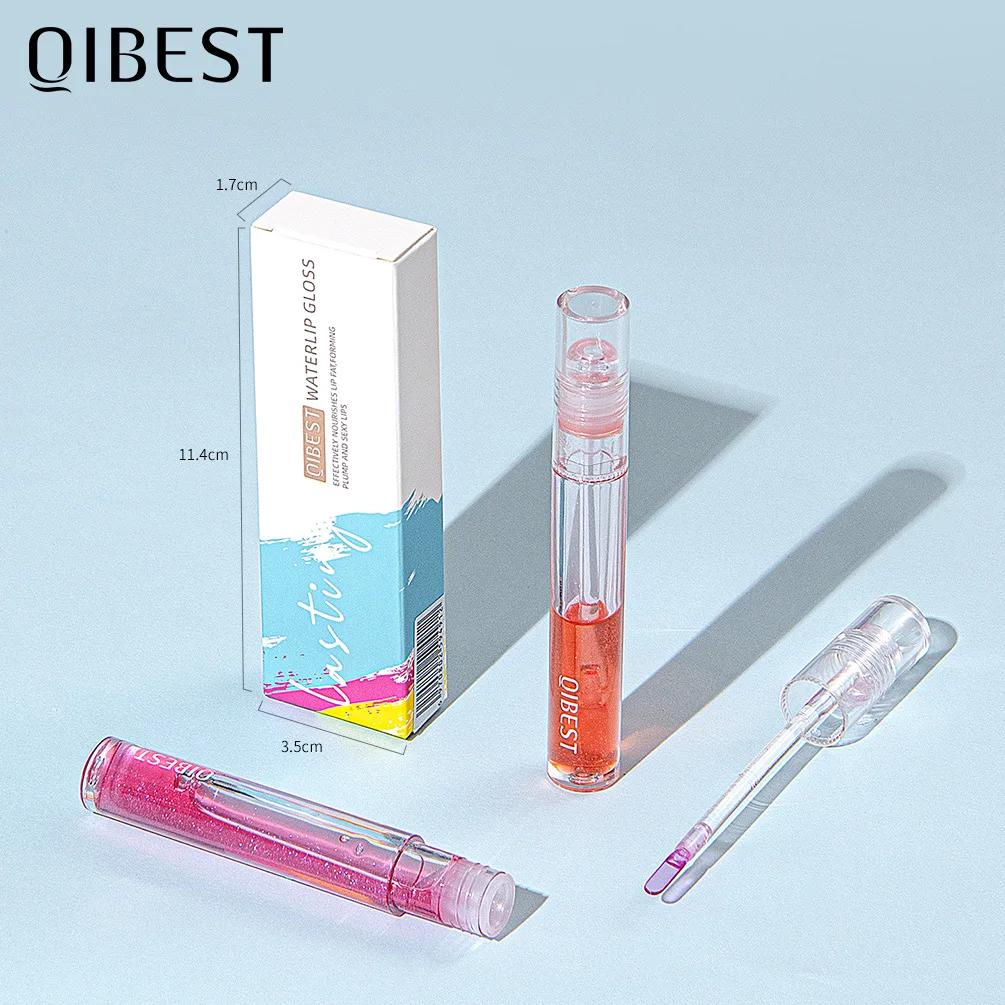 Lip Gloss Transparent Holographic Lip Plumping Shiny Pearl Moisturizer Color-Changing Oil Lip Makeup Plumper Nutritious Care