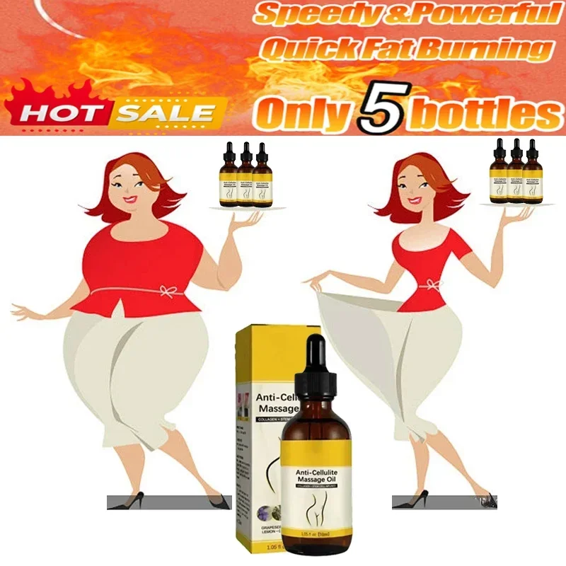 NewCollagen Lifting Body Oil Belly Fat Burner Thin Leg Firming Breast Buttock Anti Cellulite Weight Loss Dissolve Fat Slimming