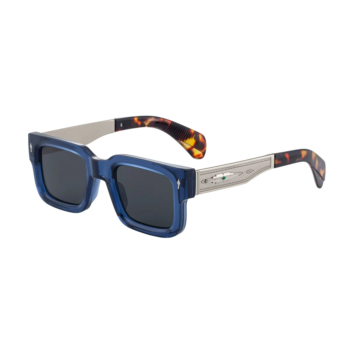 

Stylish Square Polarized Sunglasses Unisex Retro High-end Outdoor Sun Protection Anti-UV400 Trendy Shades Must-have for St Snap