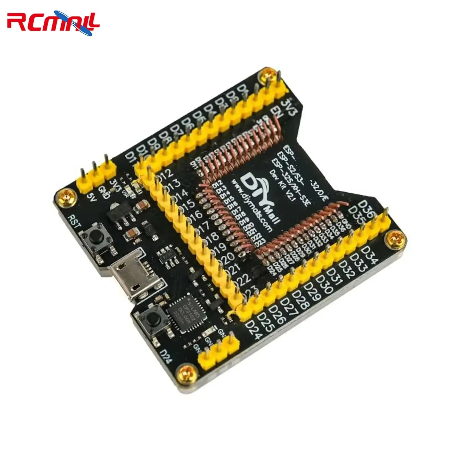 ESP32 Programming Module Test Board Burning Fixture System Development Board + 2PCS ESP32-S3 Module XH-S3E N16R8