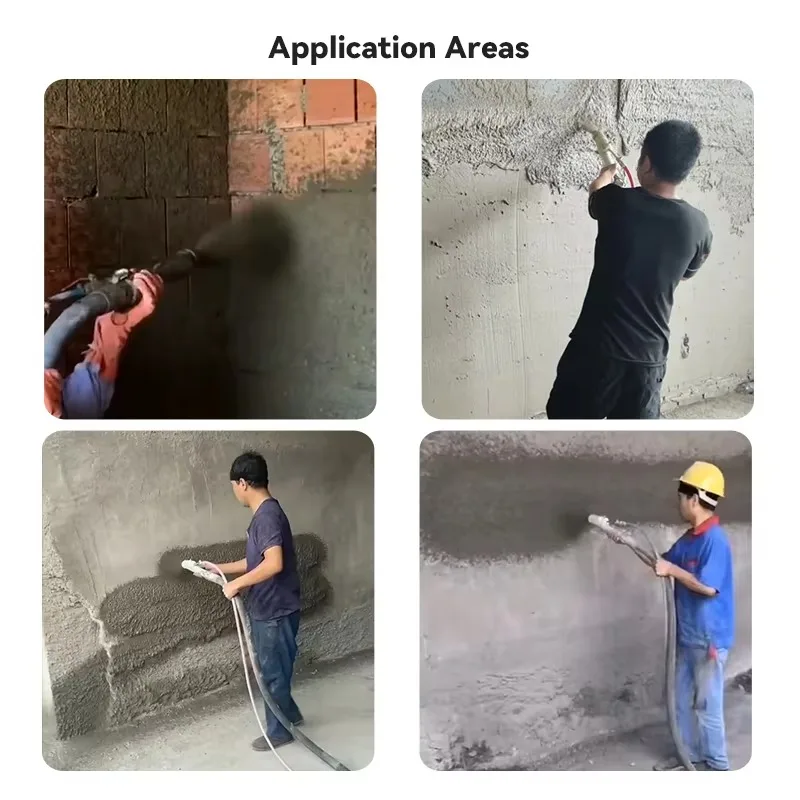 Customized Integrated Concrete Mixer Pump Cement Mortar Spray Pump Machine Mortar Spraying Equipment Construction Engineering