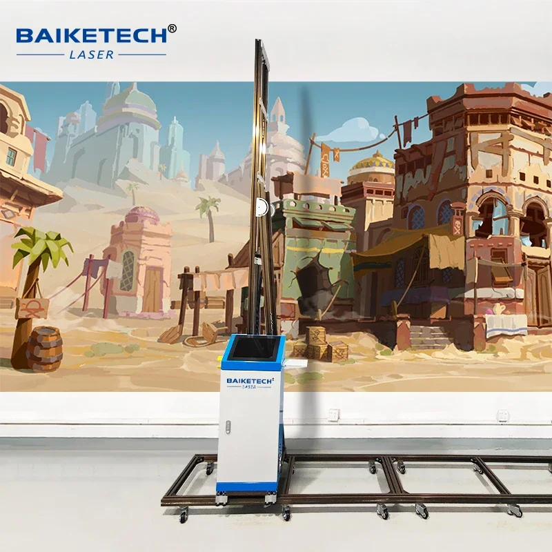 TH-UP600 Прямая продажа с фабрики 3D УФ-вертикальный настенный декор струйный принтер Три DX10 для внутренней и наружной печатной машины