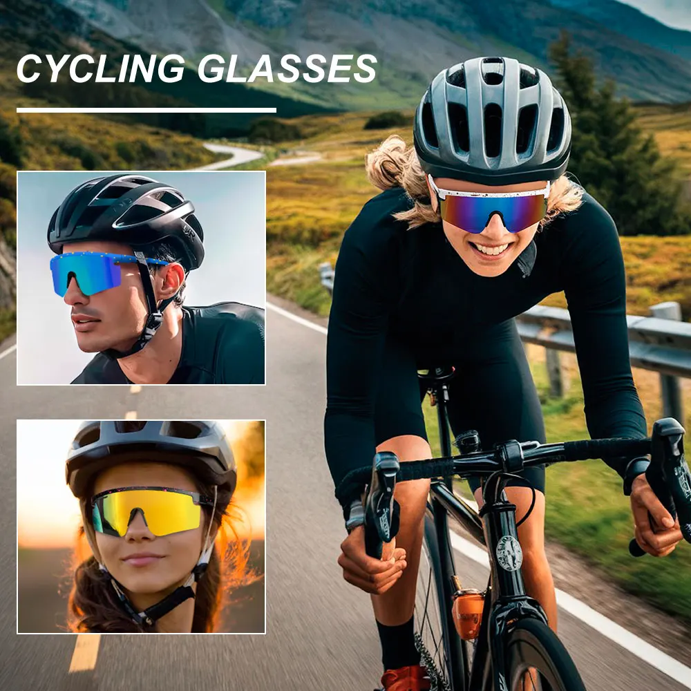 

Men's Clycling Sunglasses Outdoor Riding Sport Glasses Cycling Goggles Running Glasses Women's Bike Glasses MTB Sports Goggle