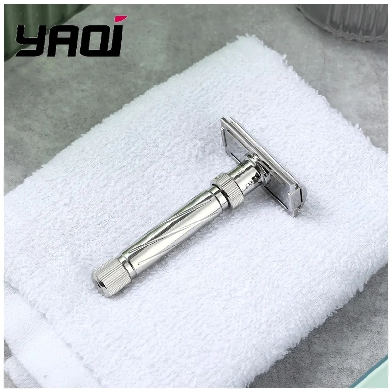 Yaqi Safety Razor Ultima Adjustable Stainless Steel Men's Comfortable Shaving Experience
