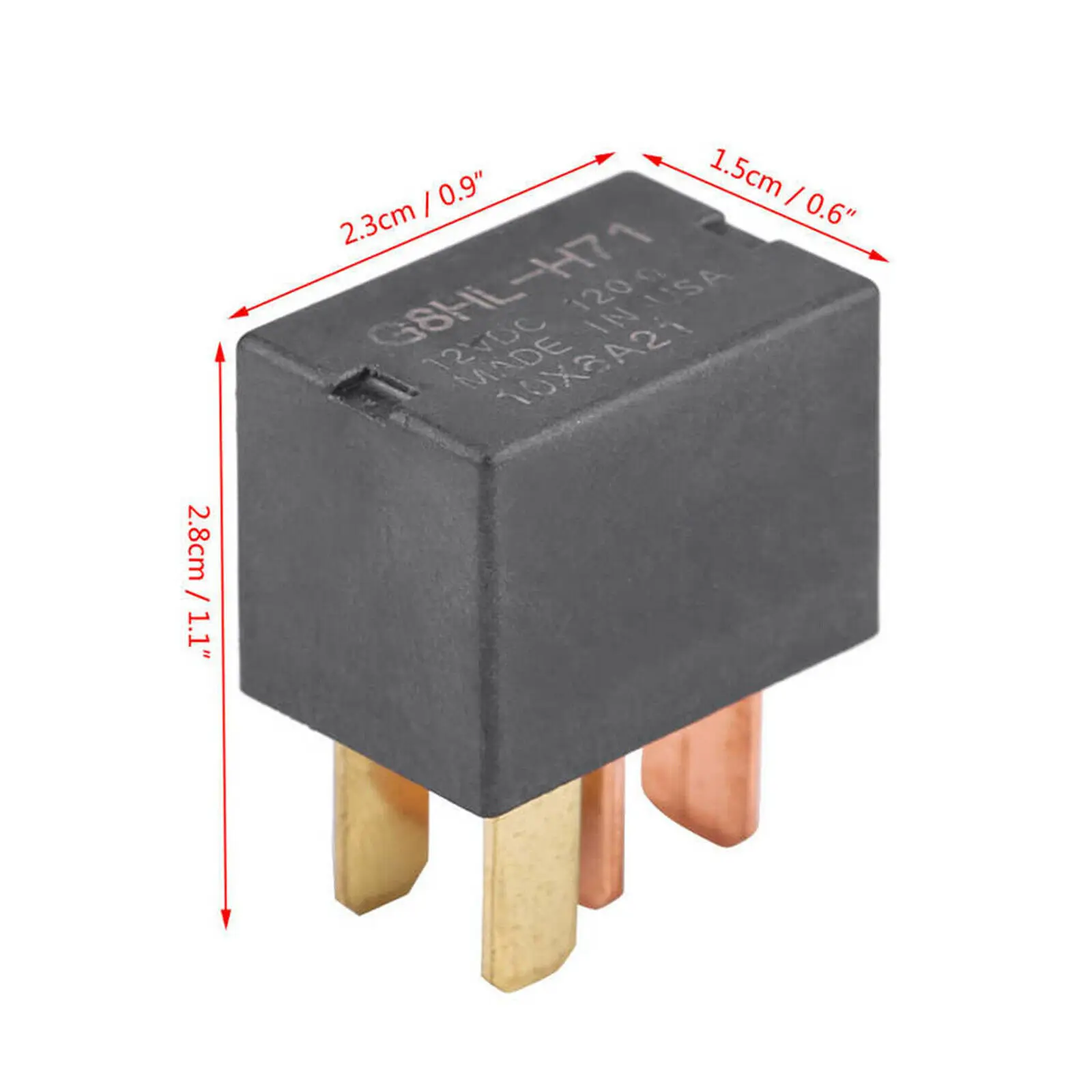 Car Air Conditioning Relay 39794-SDA-A05 for Honda Civic Jazz CR-V FR-V G8HL-H71-12VDC 120Ω Car Air Power Relay Accessories