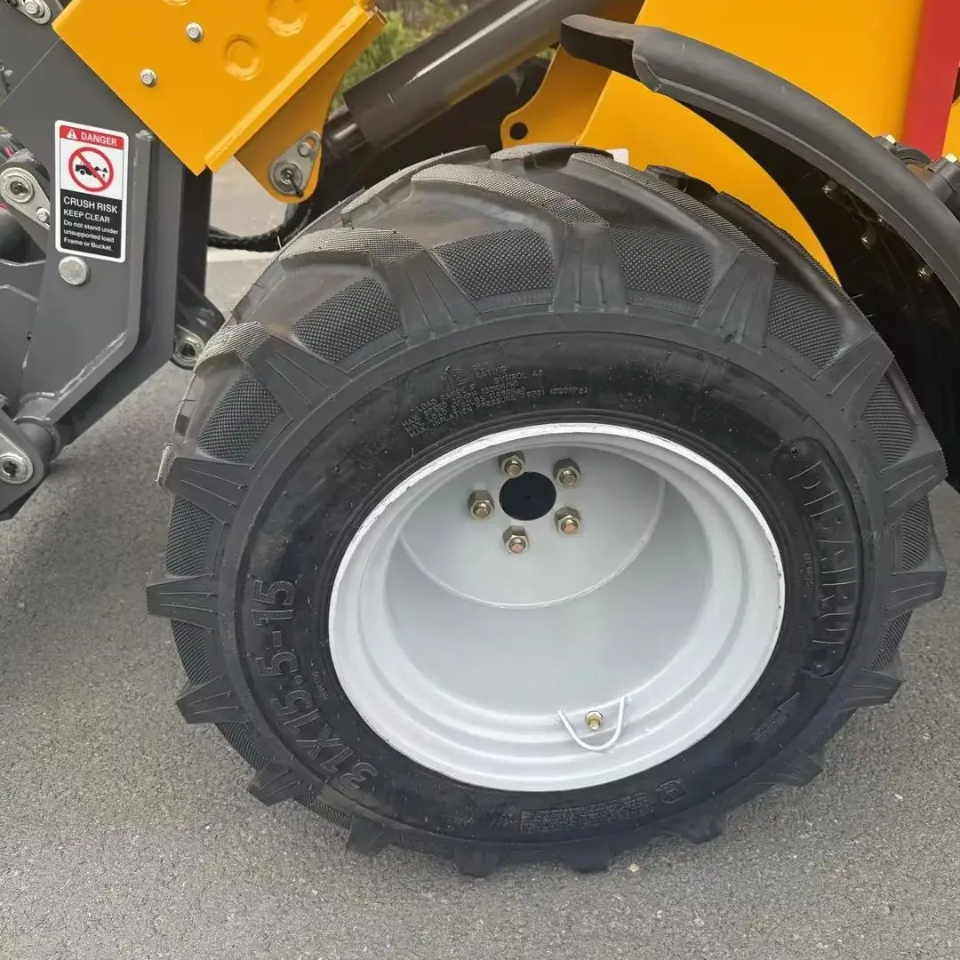 جرافة ذراع تلسكوبية 2 طن مع رافعة ذراع تلسكوبية للكابينة، جرافة ذات عجلات منزلقة للبيع