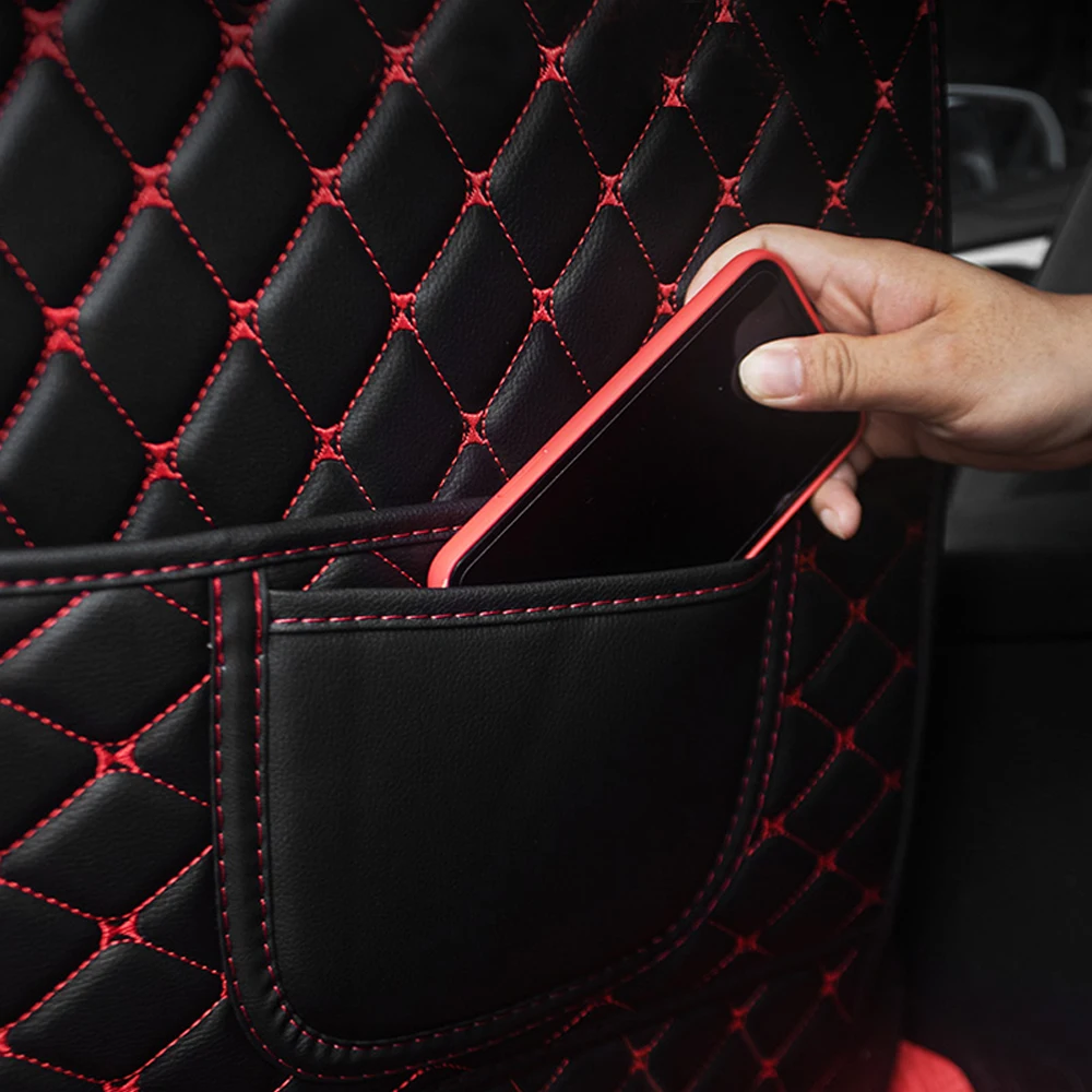

1pc PU Car Seat Protector Cover Car Anti Kick Protector Pad Cover Children Car Seat Back Anti Dirt Pad Auto Interior Accessories