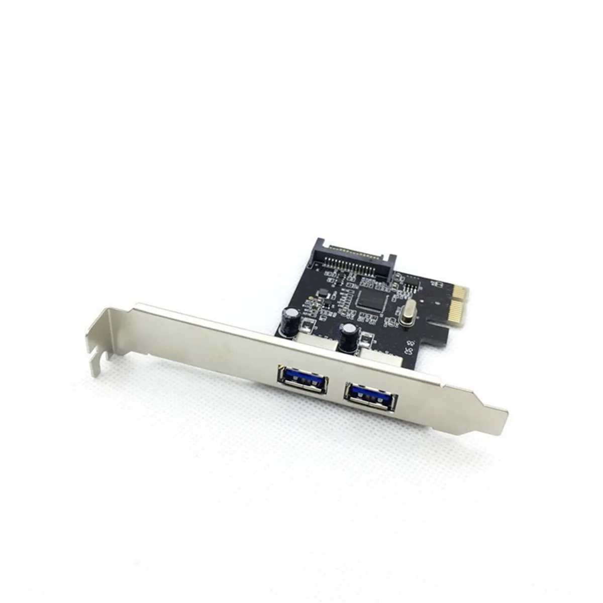 PCIE 拡張カード PCI-E から 2 ポート USB3.0 5Gbps 変換カードライザー Win7/8/9/10/Linux 用