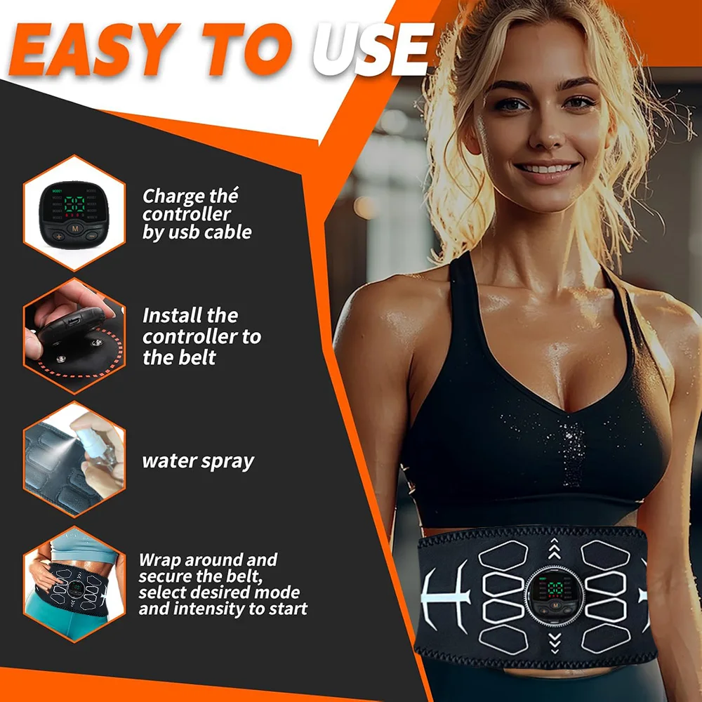 الإلكترونية EMS العضلات الحبر Abs محفز البطن التنغيم حزام تدليك الجسم البطن قوة التدريب أجهزة لياقة بدنية للجنسين