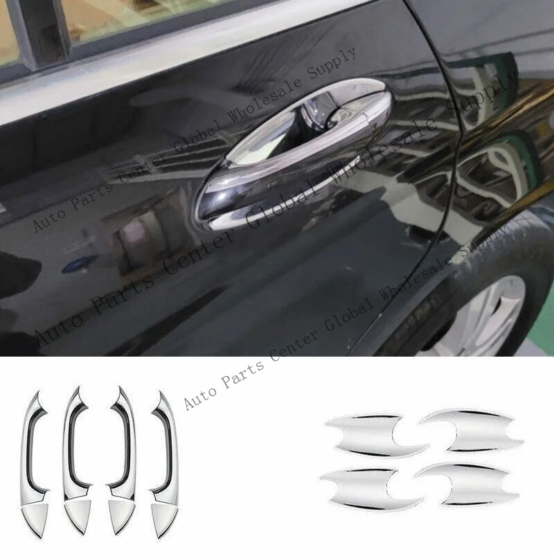 L+ For Benz R-Class 2008-2012 silver abs Side Door Handle Bowl Molding Cover Trim