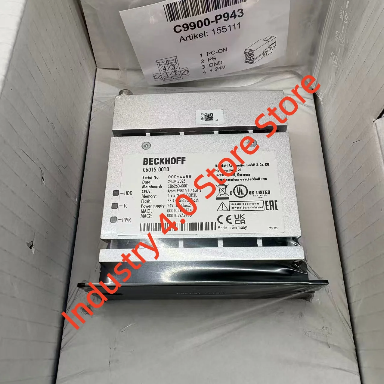 

Компьютер промышленного управления C6015-0010, новый