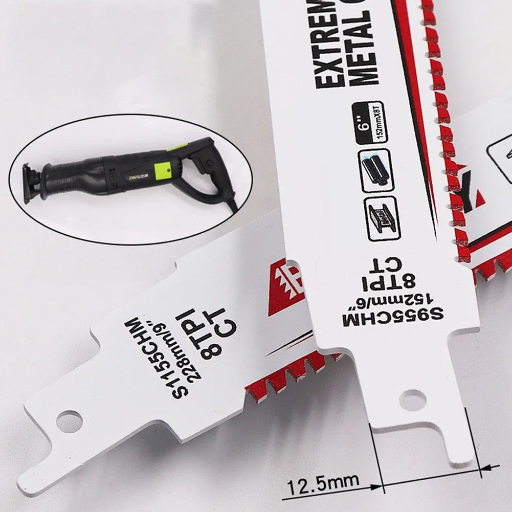 carbide-jigsaw-blade-8-tpi-for-hard-metal-cutting-iron-steel-bar-tube-s955chm-6-inch-s1155chm-9-inch-power-tool-part