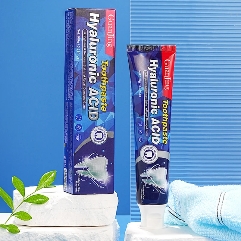 Hyaluronic Acid Toothpaste Gum Repair Toothpaste brightens Teeth Restorative Relieve Gum And Soft Tissue Problems Toothpaste