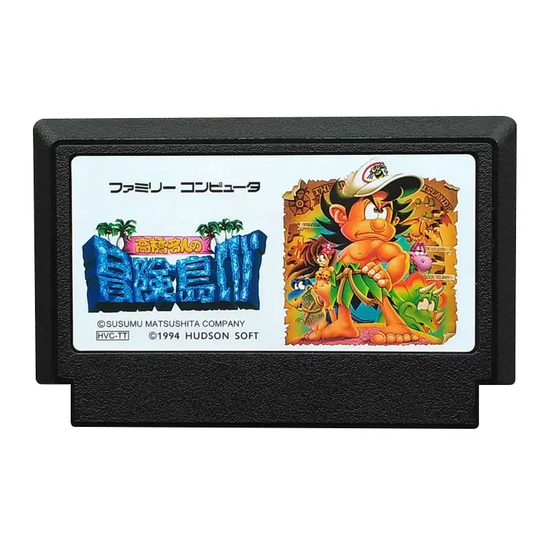 adventure-island-4 8 Bit Game Cartridge For 60 Pin TV Game Console Japanese version